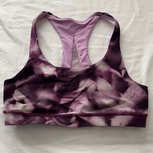 Women's Purple Tie-Dye Sports Bra Lululemon